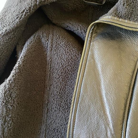 Daniel Leather warm jacket - Picture 3 of 5